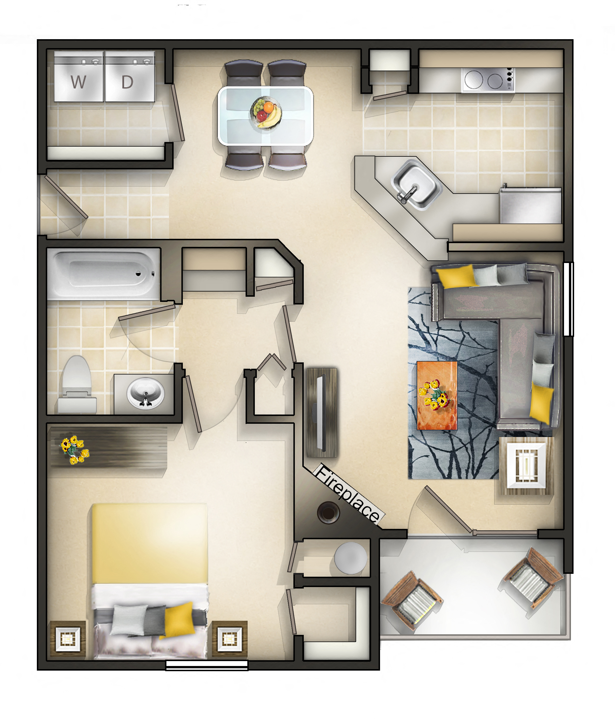 1, 2 & 3 Bedroom Apartments in Spotsylvania Brittany Commons Apartments